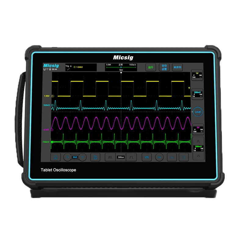 

2023 Tablet Oscilloscope TO3004 10.1 Inch TFT-LCD Display Full Touch Operation Universal Probe Interface (UPI) Oscilloscope