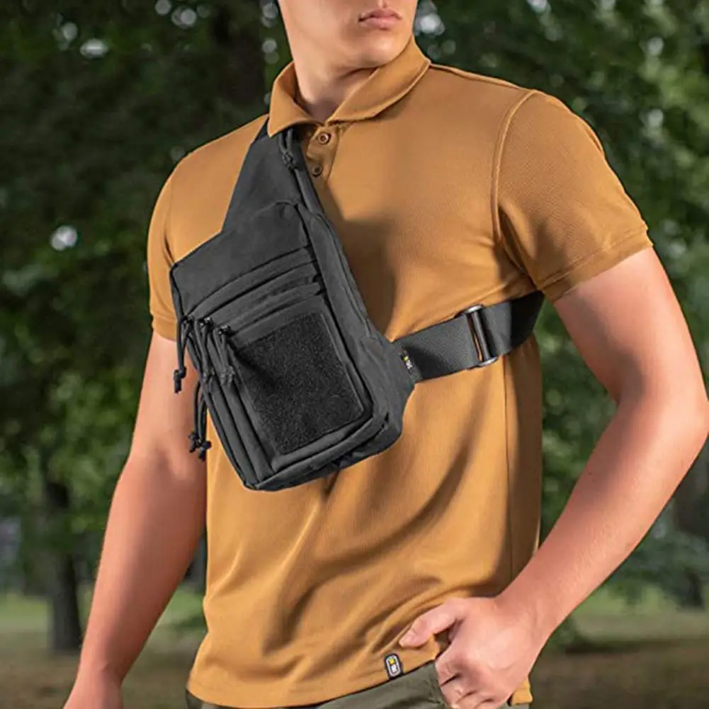 Рюкзак-слинг через плечо для скрытого ношения тактическая нагрудная сумка