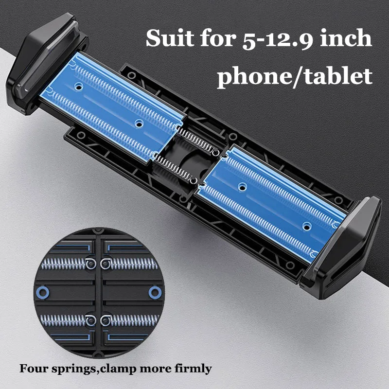 Aluminum alloy Scalable Desktop Tablet Phone Stand Holder Adjustable Support For iPad Pro 12.9 iPhone Desk Mount Bracket |