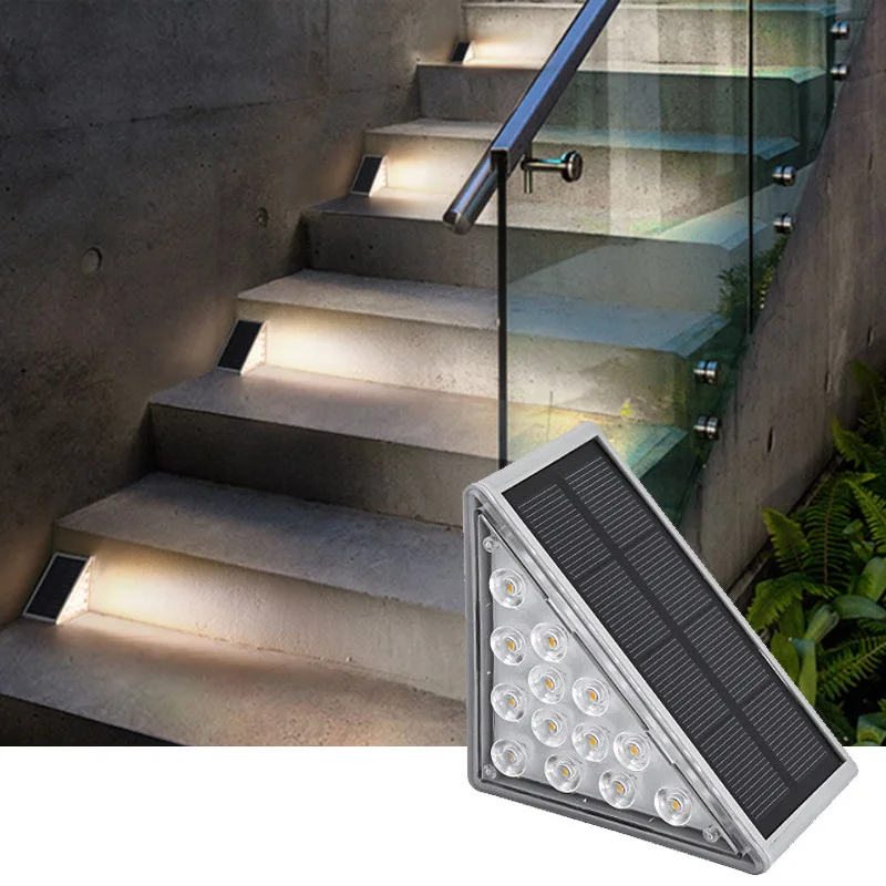 

Solar Stair Lighting Garden Outdoor Automatic Charging Solar Light Outdoor Garden and Terrace Decoration External Led Solar Lamp