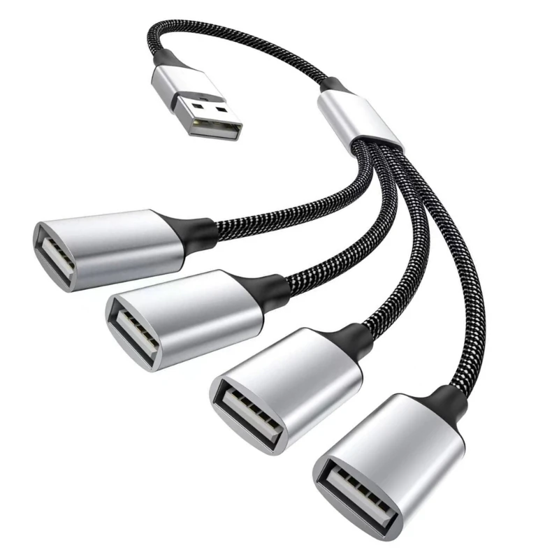 USB2.0 папа на 2/4/3 мама Разъемы удлинителя Кабельные адаптеры для передачи данных