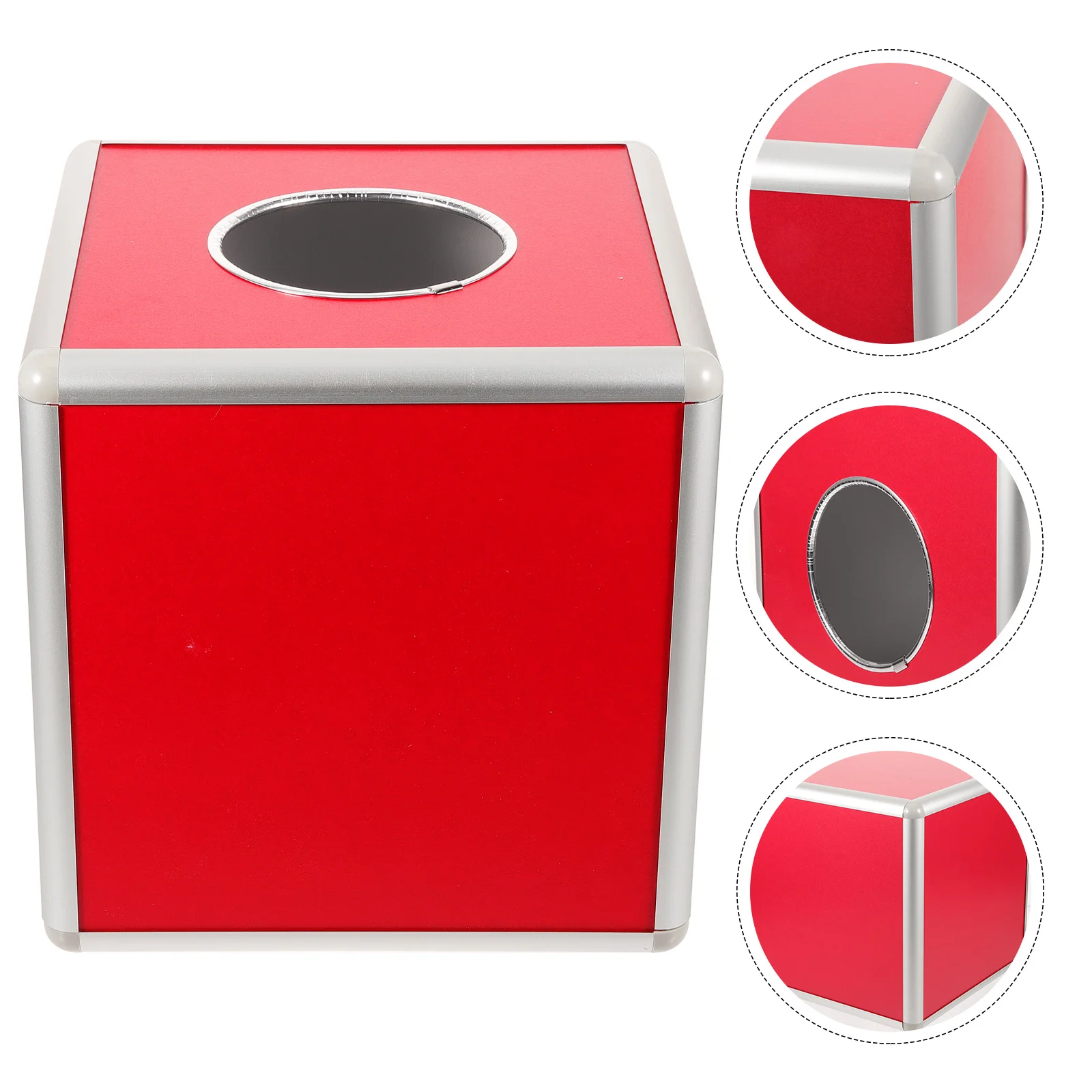 

Box Raffle Lottery Ballot Ball Lucky Donation Storage Game Ticket Card Suggestion Container Tickets Party Drawing Square