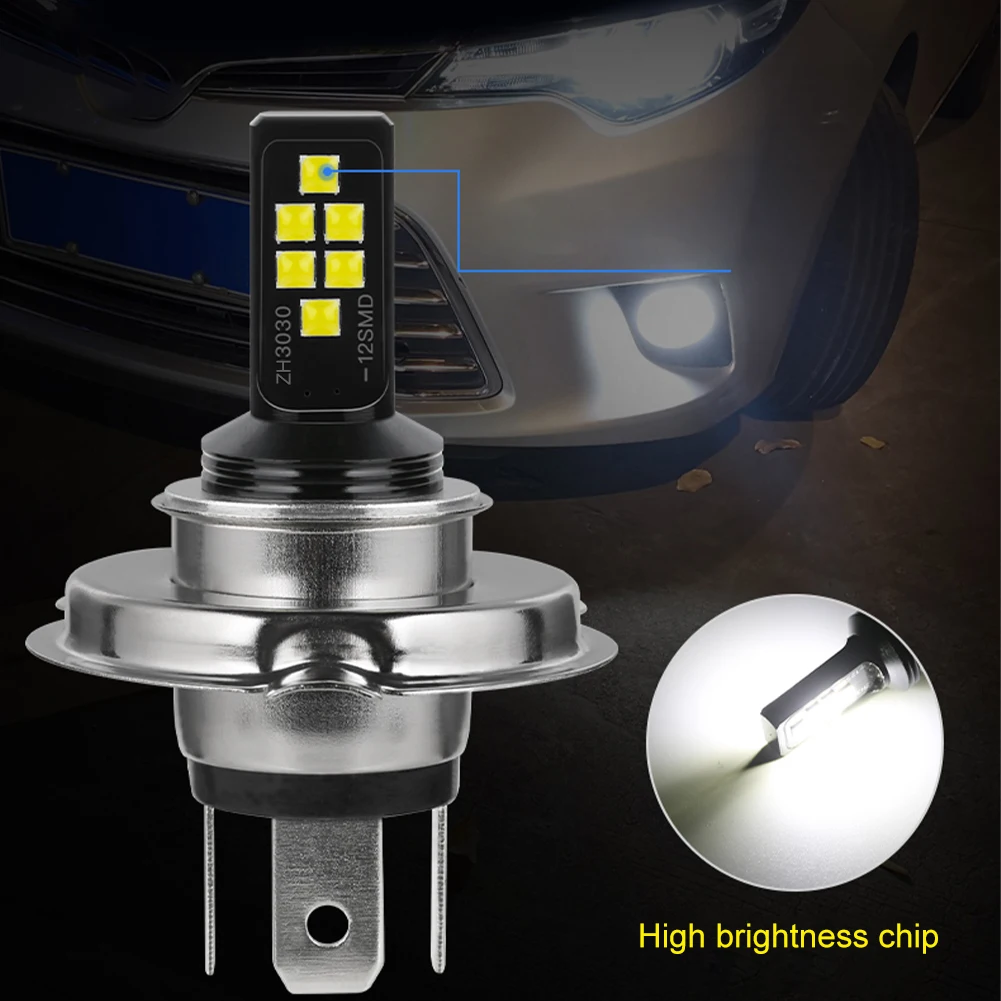 

H7 H4 LED Headlight Kit Bulbs H4 H7 LED Fog Bulbs 24W 3600LM 6000K DRL Driving Light Car Headlight Bulb Kit Auto Accessories