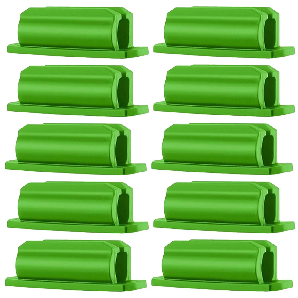 

10 Pcs Holder Fixing Clamp Whiteboard Ballpoint Clip Adhesive Silica Gel Clips Holders Office Pens