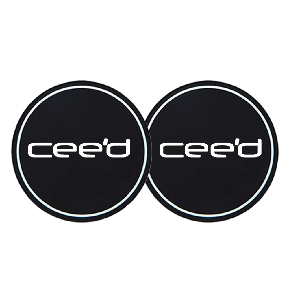 

Подставки для автомобиля 2 шт., Нескользящие водонепроницаемые аксессуары для интерьера автомобиля Kia CEED