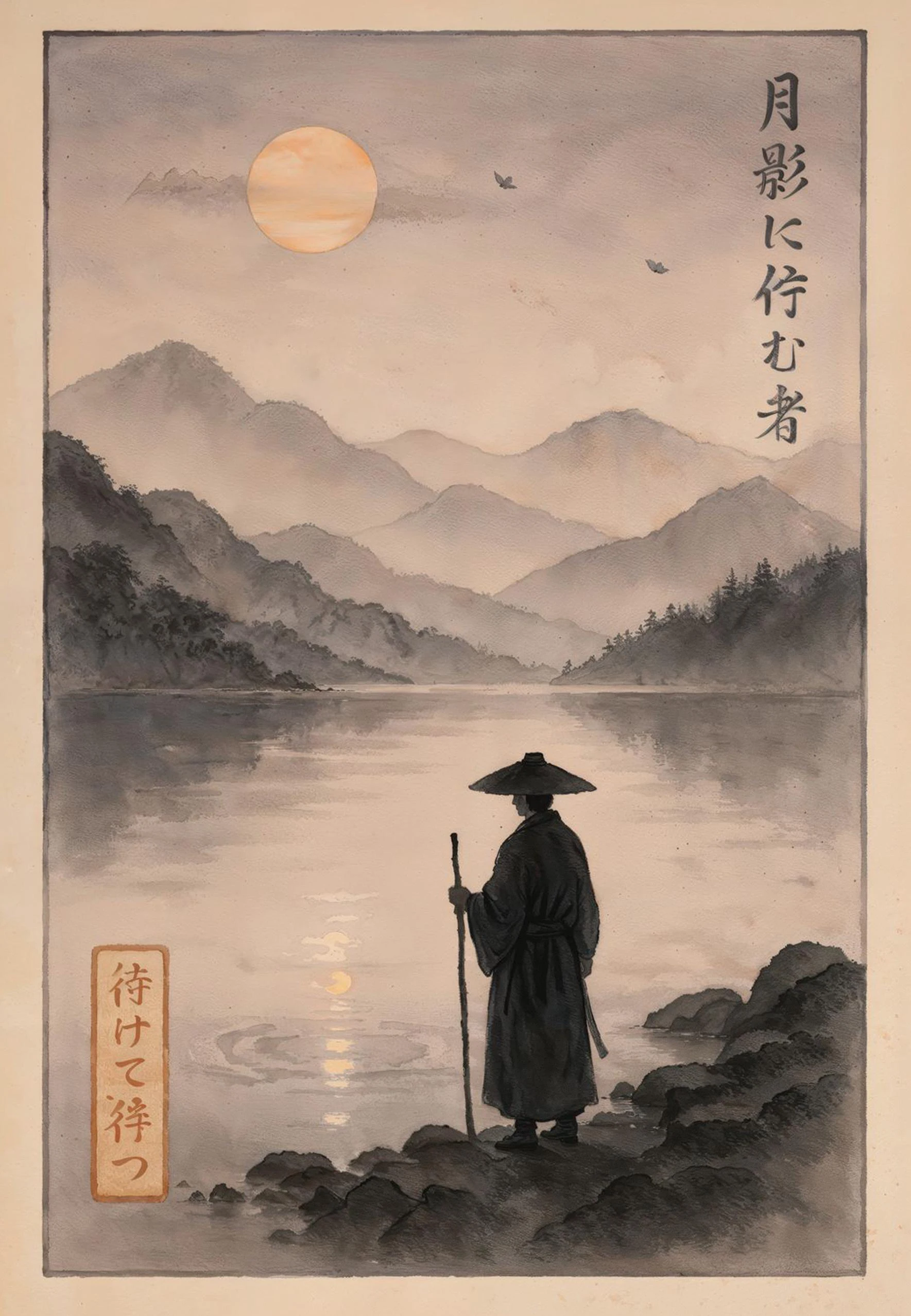 

Постер "Осака Токио Гора Фудзи"