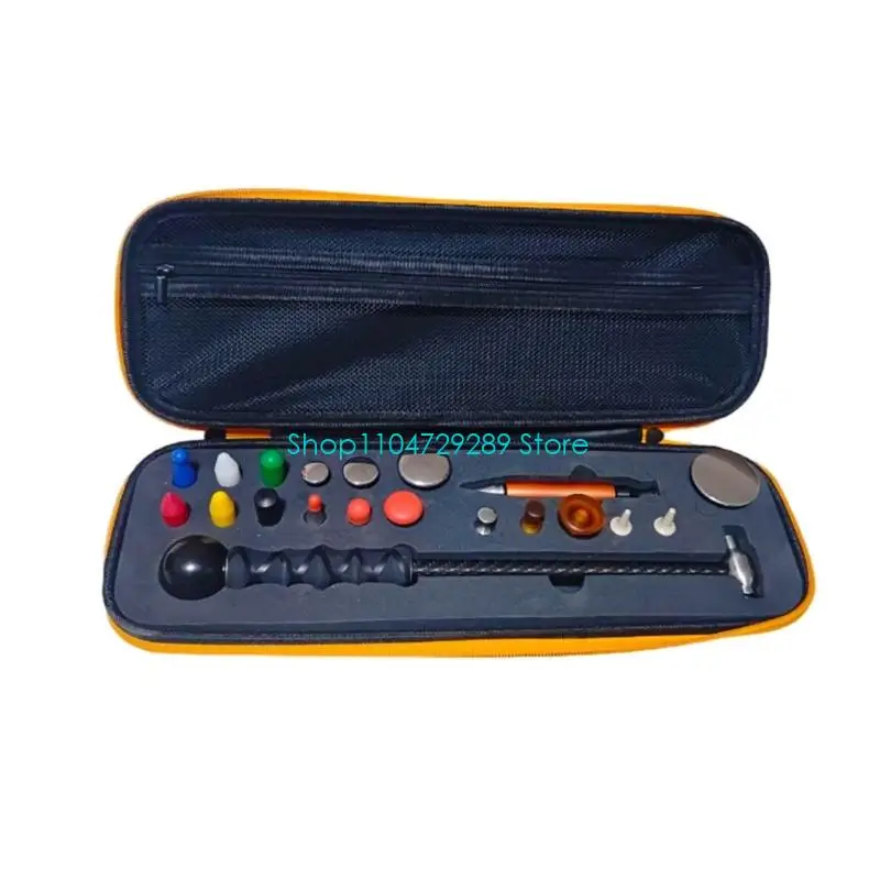 Фото D8KE Профессиональный комплект для ремонта вмятин, точный инструмент для кузовных работ, компактный портативный дизайн для №2