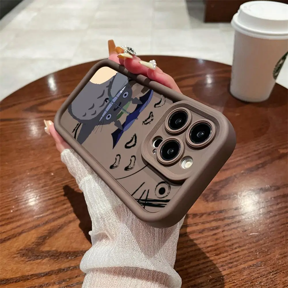 Чехол для телефона MINISO с изображением аниме T-Totoros R-Reflectivess лестница глаз Iphone 11 12 13