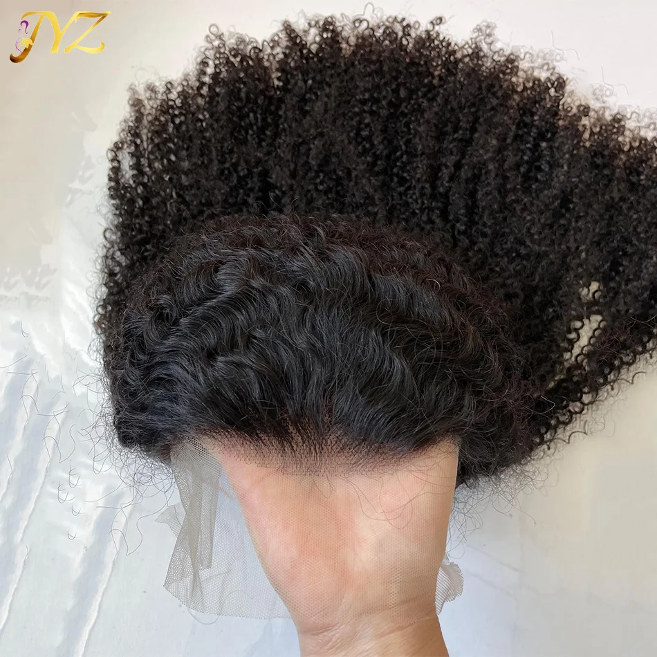 

200% Density Fluffy Afro Kinky Curly Wig For Black Women Remy Brazilian 13x4 Lace Front Human Hair Short Sassy Human Hair Wigs