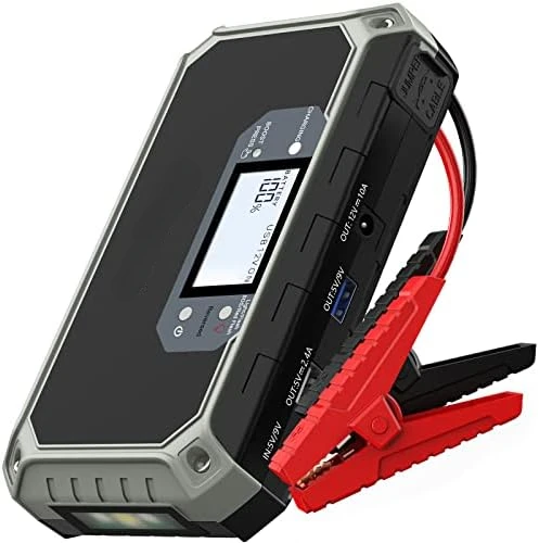

Car Jump Starter, 2000A 12V 8-in-1 Battery Jump Starter, Up to 7.0L Gas & 3.0L Diesel Engines, 18000mAh Quick Charge 3.0 Pow