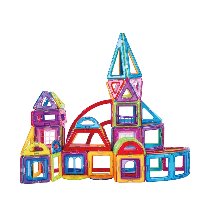 

Magnetic Connection Toys for Kids Block Building Sets Magic Magnet Montessori Educational Magical Car Assembly