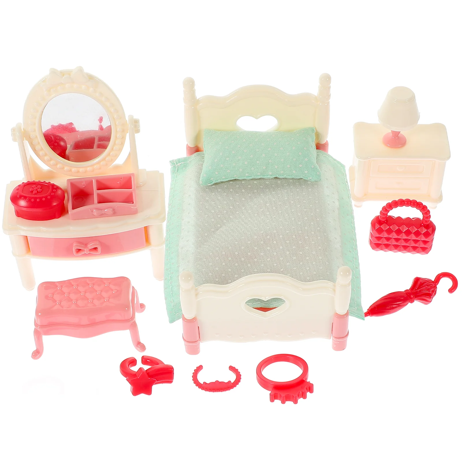 

Pretend Play Toys Mini House Accessory Furniture Ornament Figurine Plastic Dolls