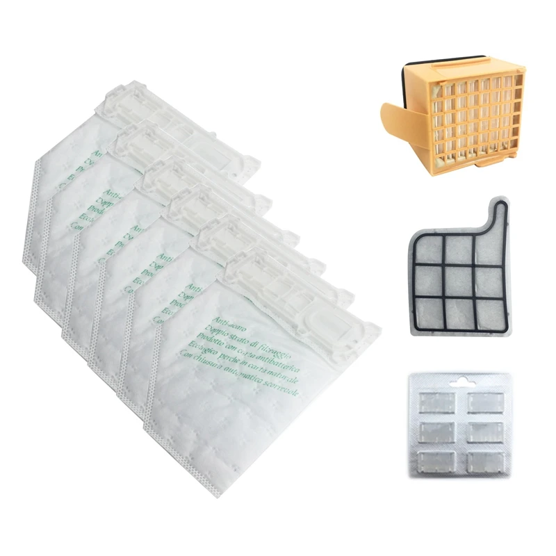 

Dust Bags Filter Set Replacement Kit For Vorwerk VK135 VK136 369 Vacuum Cleaner