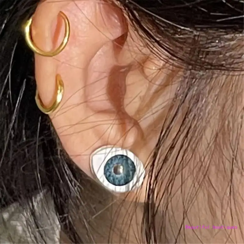 Модные сережки для глаз в нескольких упаковках по 5 штук повседневных и