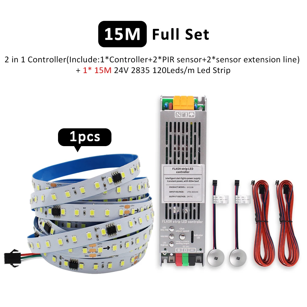 

Светодиодная лента WeeTisa 24В с эффектом бегущей воды