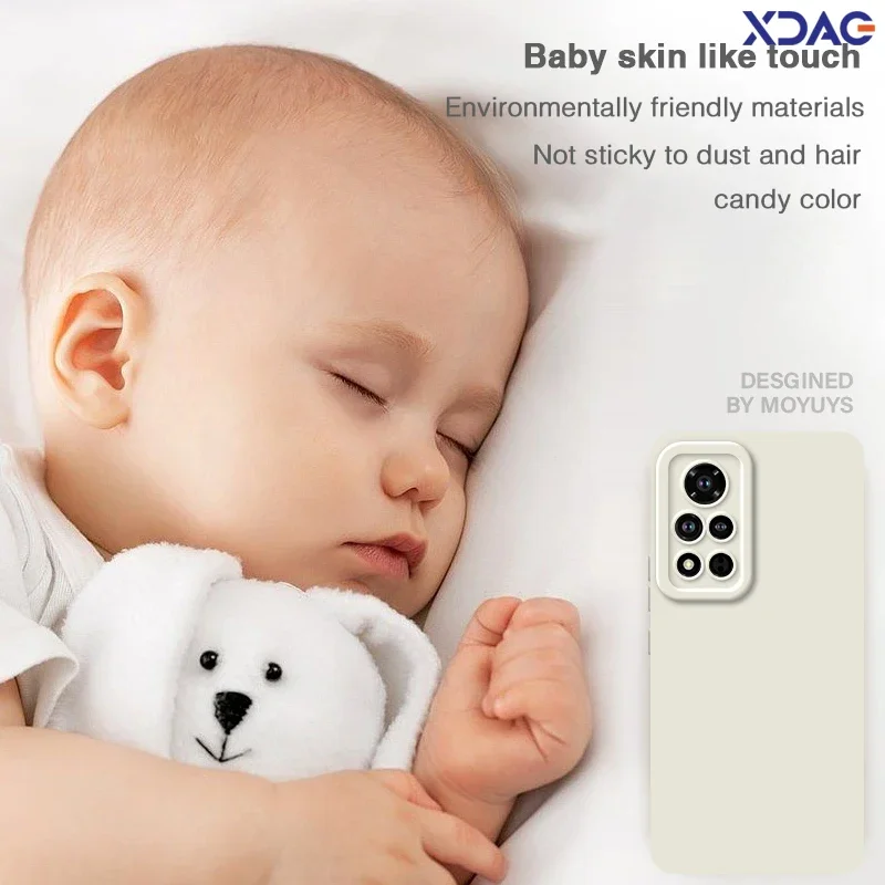 Внутренняя флокировка чехол для Honor View 40 View40 V40 Lite V40Lite 5G мягкий жидкий силикон