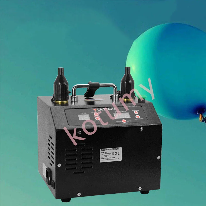 Высокомощный электрический воздушный насос для воздушных шаров надувной с