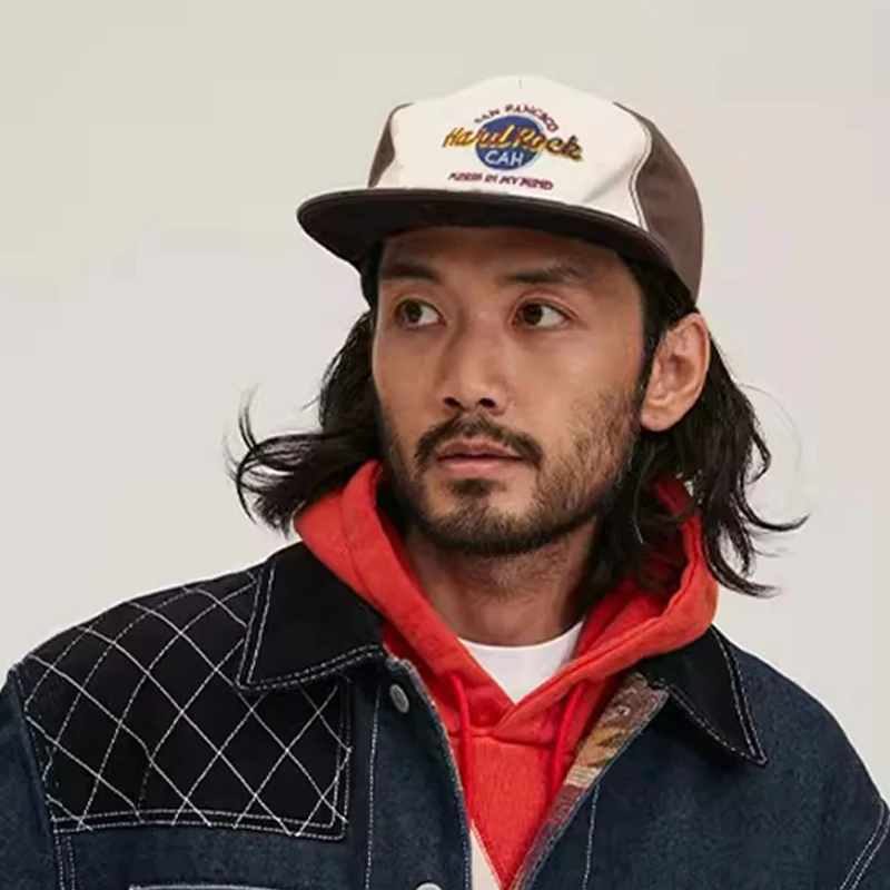 Кепка-тракер в американском стиле бейсболка с большой головой 56-62 см ручной