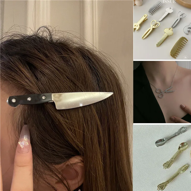 Женская заколка для волос в стиле хип-хоп | Аксессуары одежды