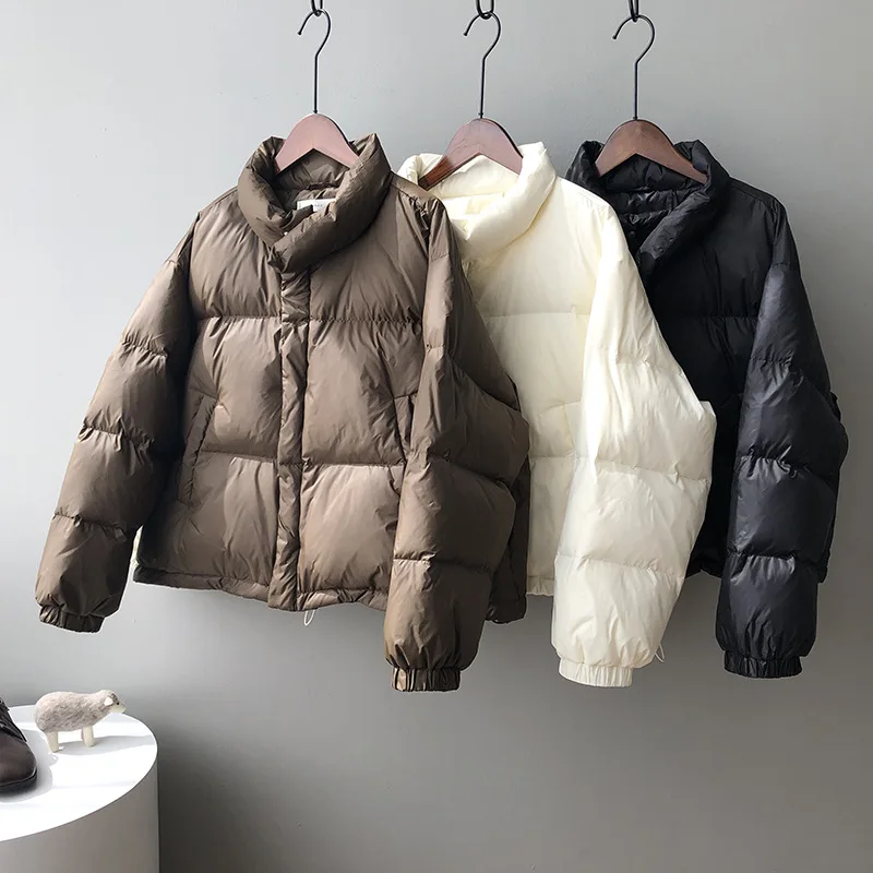 Down Jacket Female 2022 Winter New Korean Version of Loose Thickened Bread Clothes Casual Warm Jacket