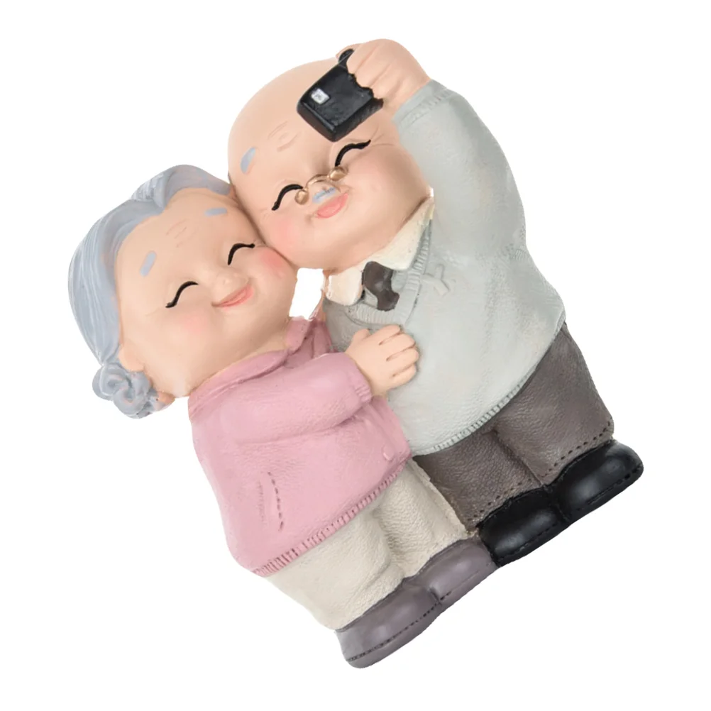 

Grandma Grandpa Statue 50th Wedding Anniversary Statue Lovers Figurine Couple Wedding Anniversary Gift