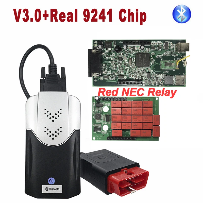 Новинка 2021,11, сканер Multidiag Pro Bluetooth OBD2 TCS PRO VCI V3.0 V9.0 с двойной печатной платой, реле NEC Real 9241A, автомобильный диагностический инструмент