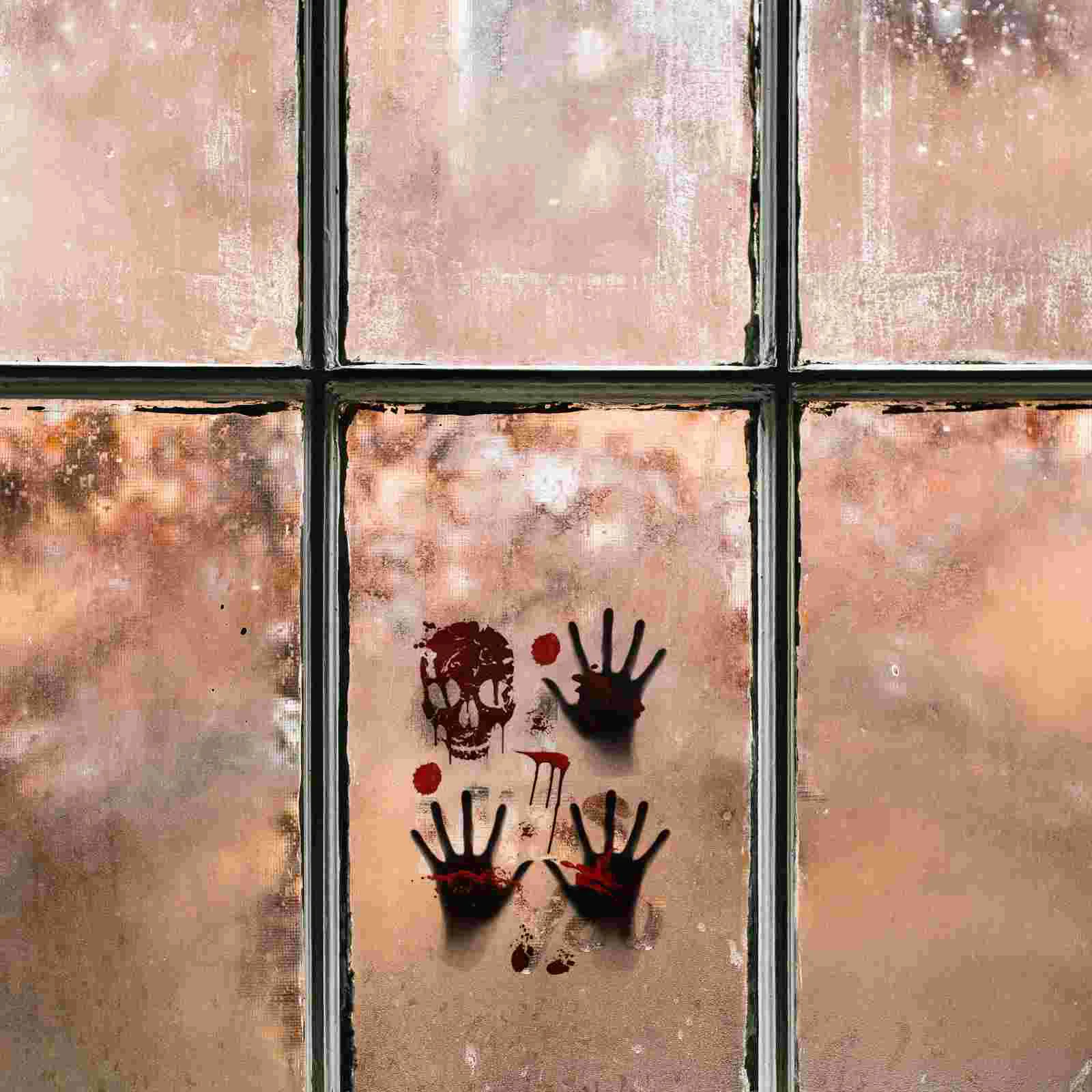 6 листов наклейки на Хэллоуин декор декоративная фестивальная аппликация