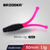 bazooka soft lure 1g 50mm silicone bait wobblers swimbait carp shad perch pike troute pesca acesorios fishing lures wholesale