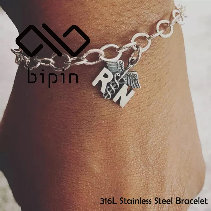 

Bipin Pulseira de Corrente de Torção de Aço Inoxidável 316L Banhada the Ouro Joias the Moda Festa de Nniversário de Casamento
