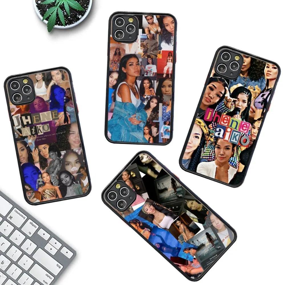 Singer J-Jhene-Aiko Phone Case For IPhone 14 11 12 13 Mini Pro Max 8 7 Plus X XR XS MAX Translucent Matte Cover