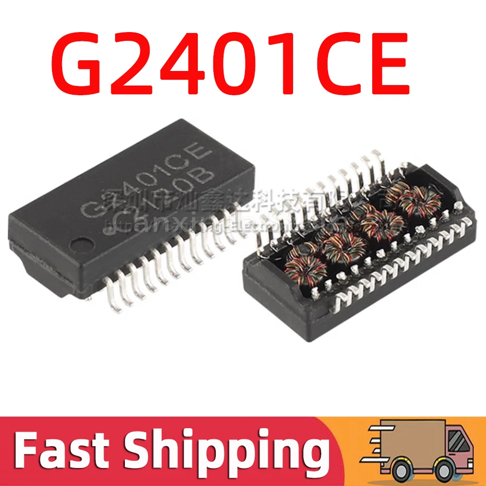 5 шт. G2401CE G2401 SOP24 SMD сетевой трансформатор 1000 Base-T Ethernet изоляция однопортовый LAN