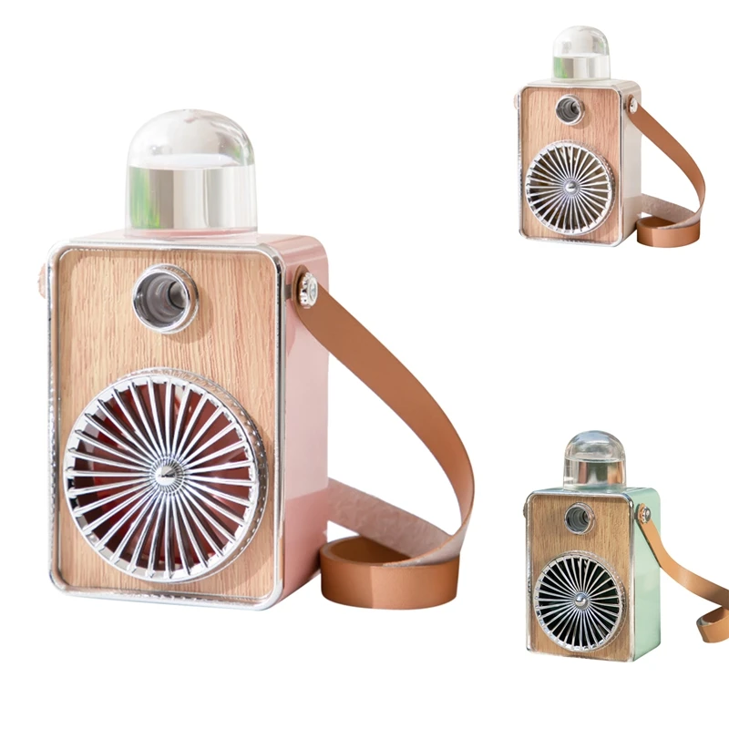 

3 In 1 Fan Cooling Hanging Neck USB Fan Mini Air Cooler Portable Cooling Fan Rechargeable Bladeless Fan