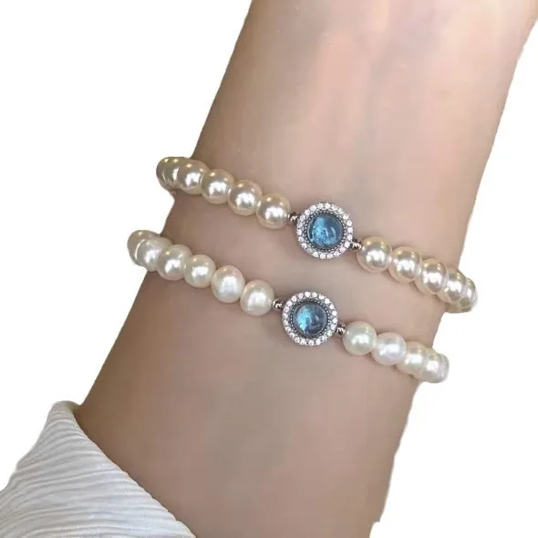 Hailanbao браслет с имитацией жемчуга для женщин нишевой дизайн высококачественный и