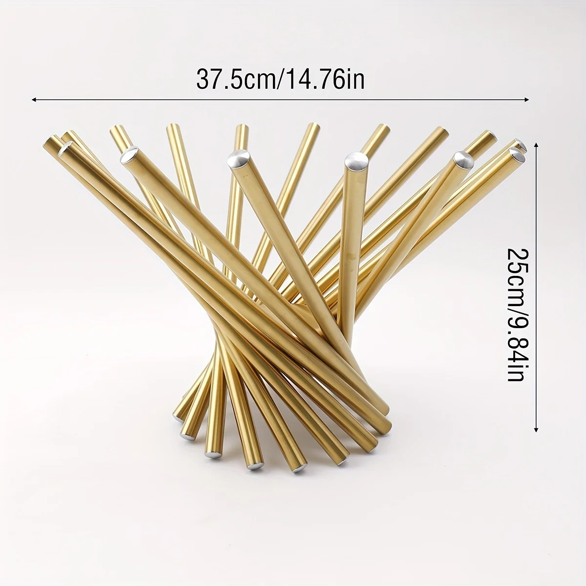 

Золотая корзина для фруктов