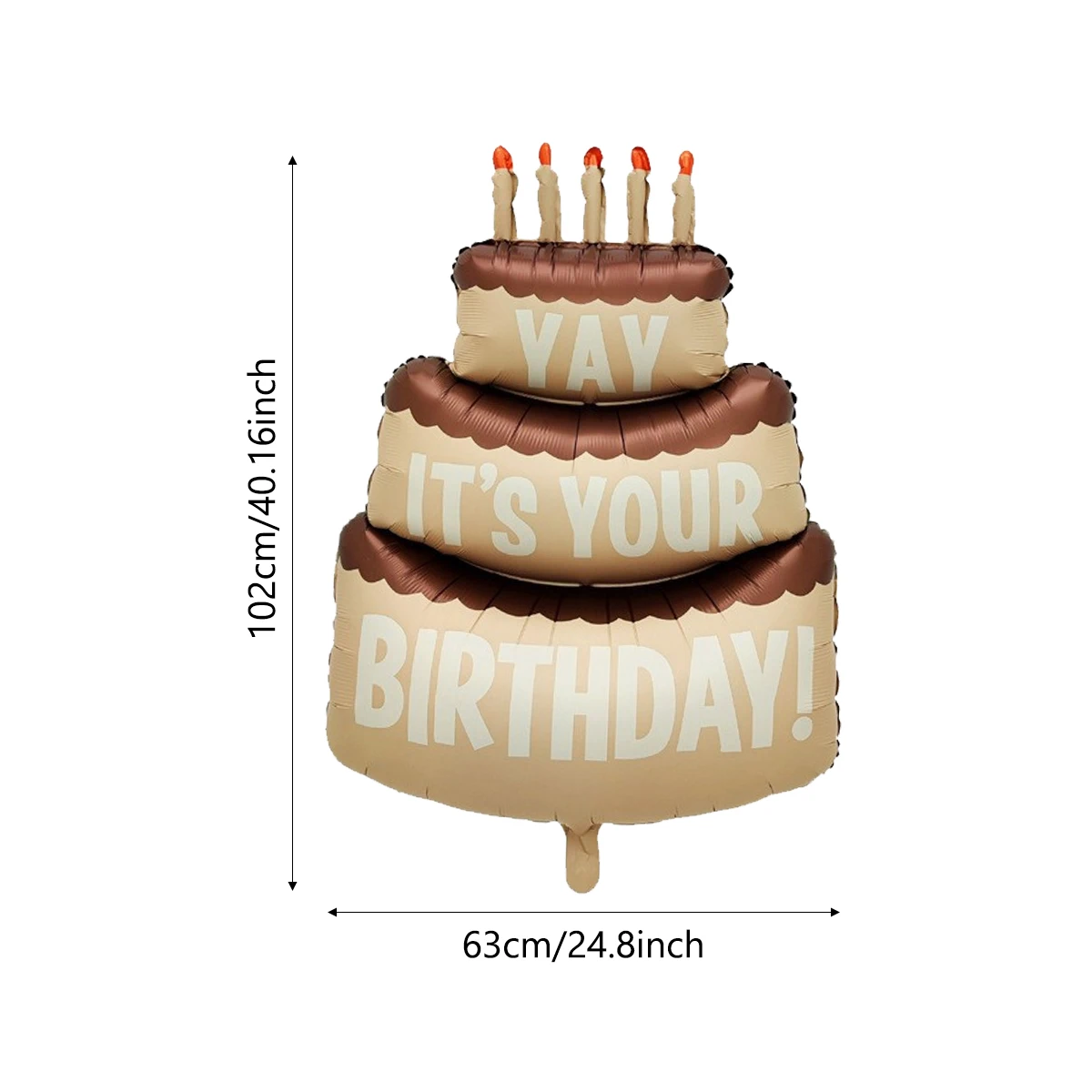 

Большой мультяшный шар из фольги для тортов