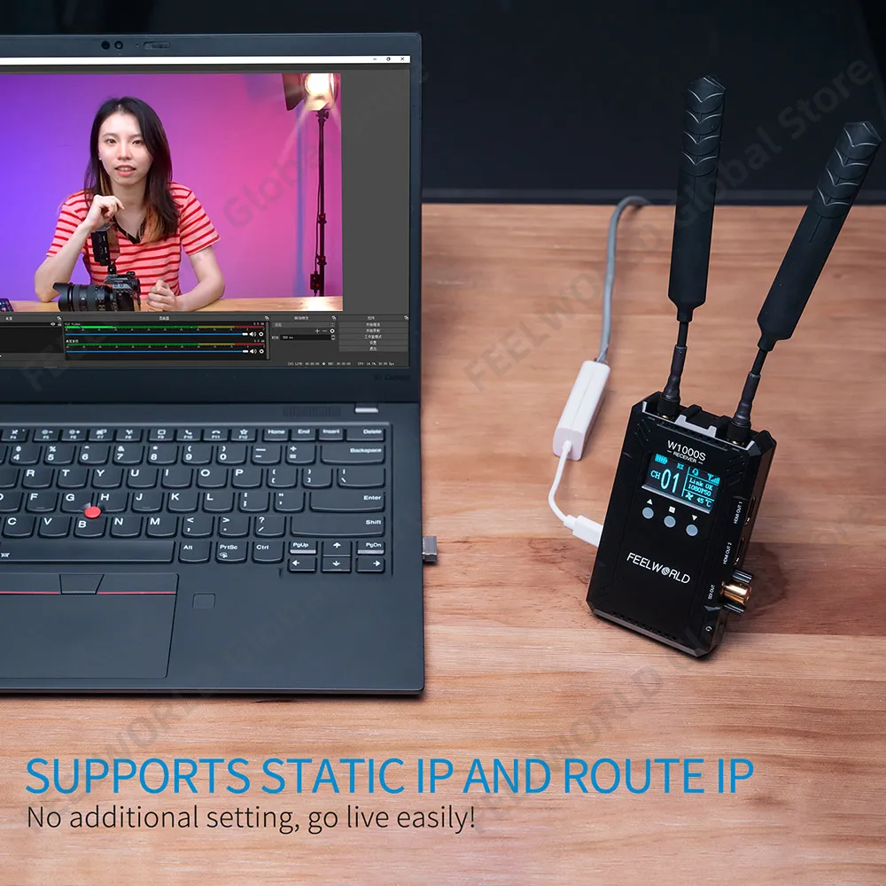 Беспроводная система передачи видео Dual HDMI SDI 1000FT