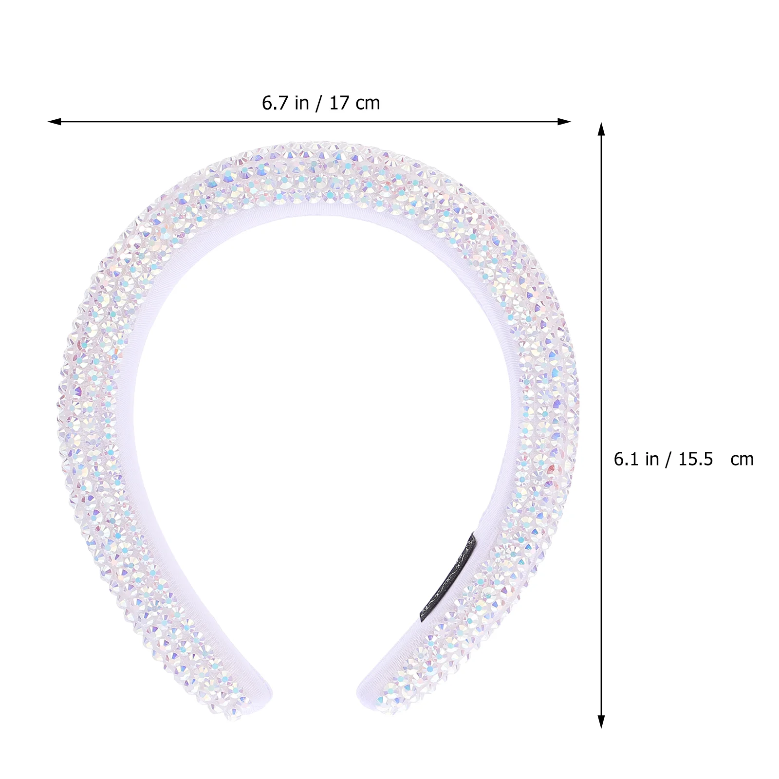 Резинки для волос с широкими полями и бриллиантами повязка на голову головные
