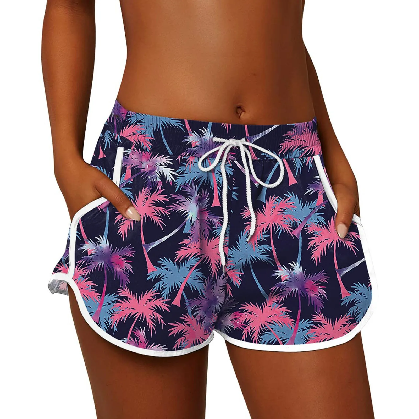 

Swim for Women Womens Tummy Control Swim Shorts Black Plus Size High Waisted Swim for Women Swimming Suits for plus Size Women