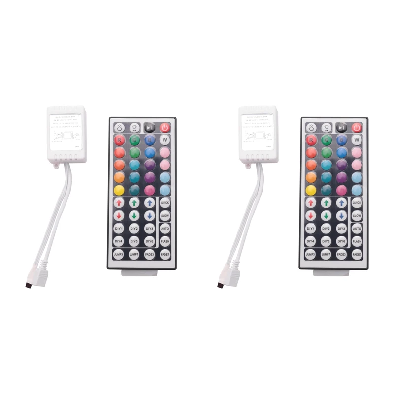 

2 ИК-пульта дистанционного управления 44 клавиши для светодиодной ленты RGB