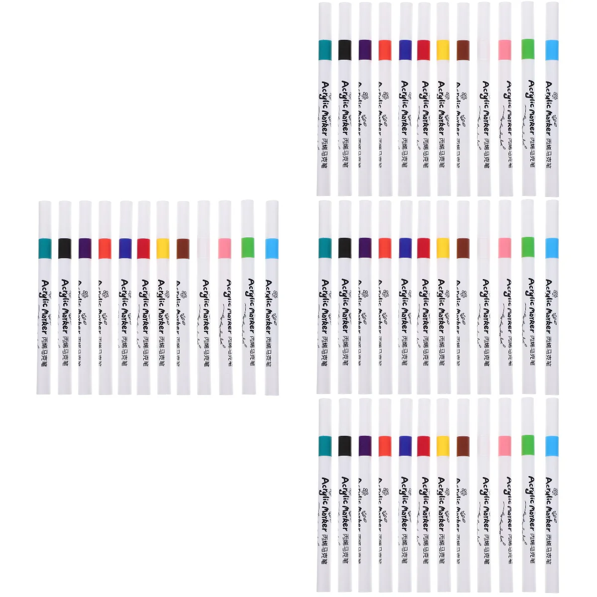 

48 Pcs Painting Pens Marker Pens Portable Markers Kids Craft Pens