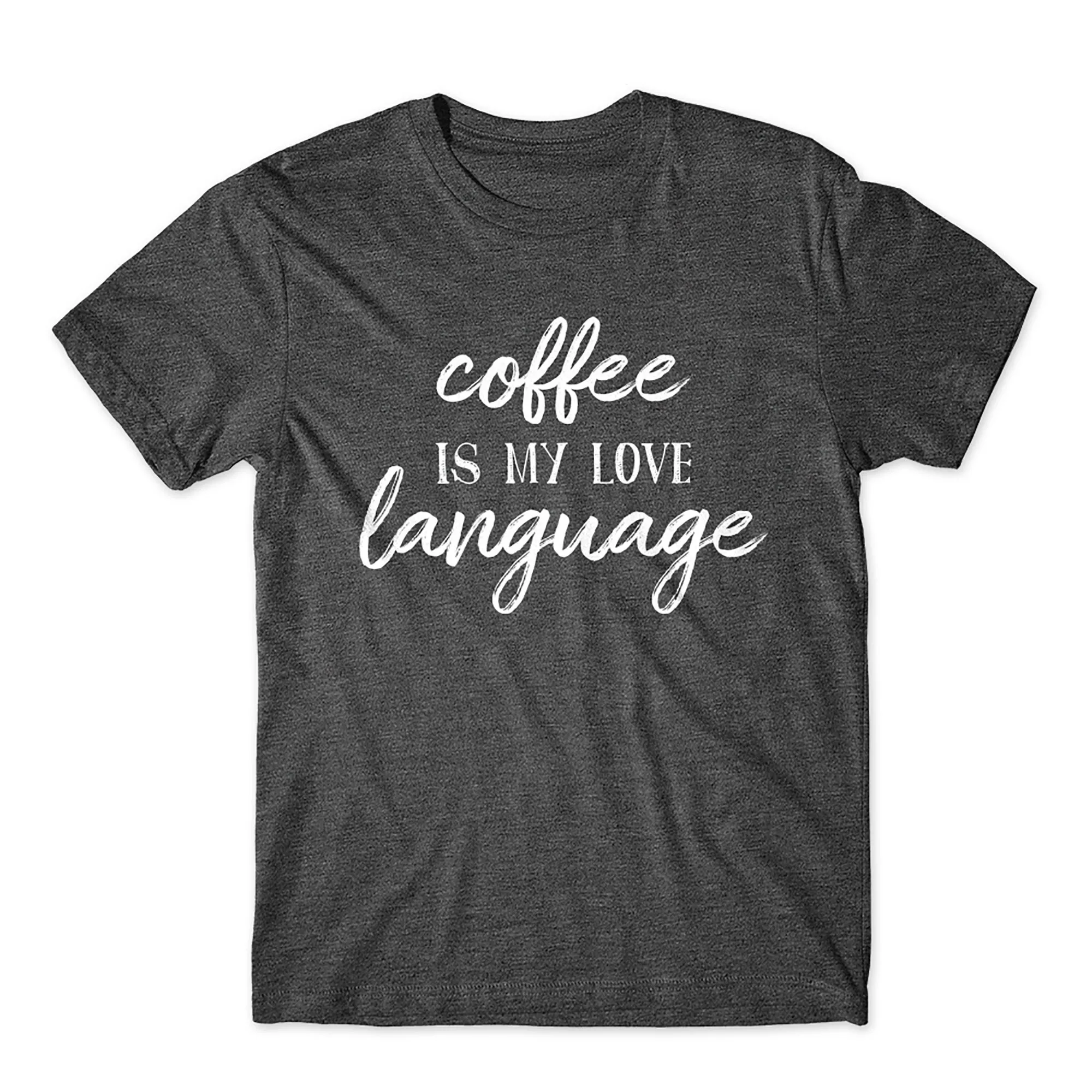 Мужская футболка цвета кофе с надписью My Love Language