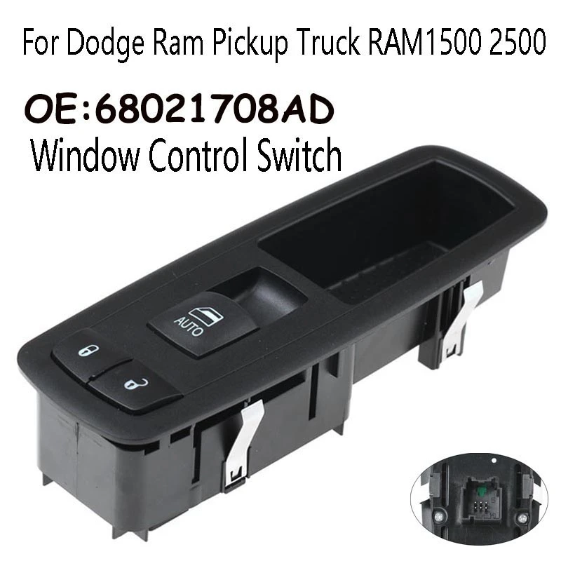 

Power Window Door Lock Switch Window Control Switch 68021708AD for Dodge Ram Pickup Truck RAM1500 2500
