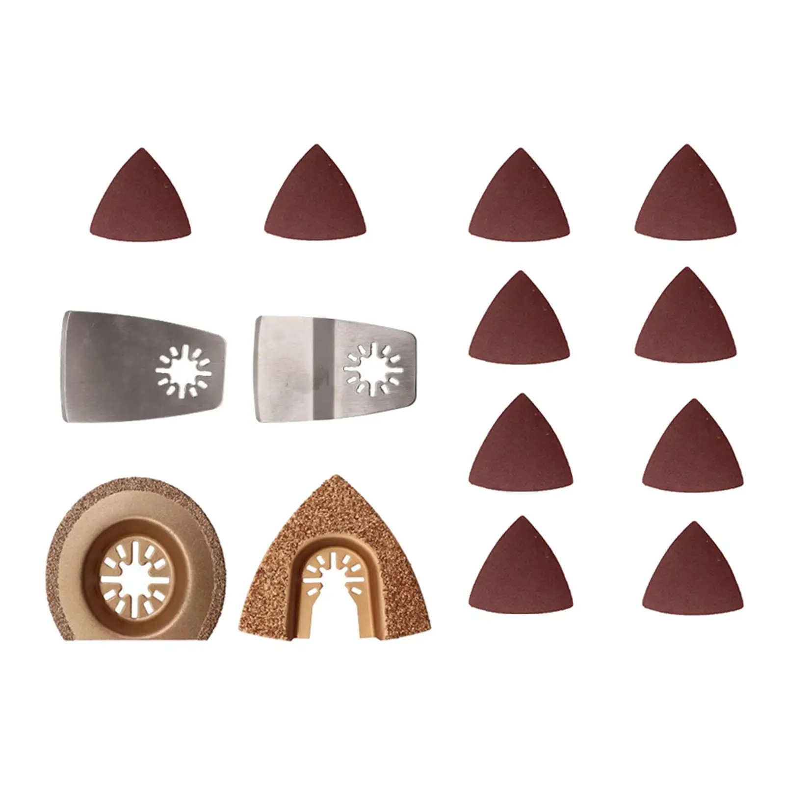 

Universal Oscillating Multi Tool Cutting Tool Multitool Accessories Kit Saw Blades for Wood Cutting Metal Woodworking Plastics