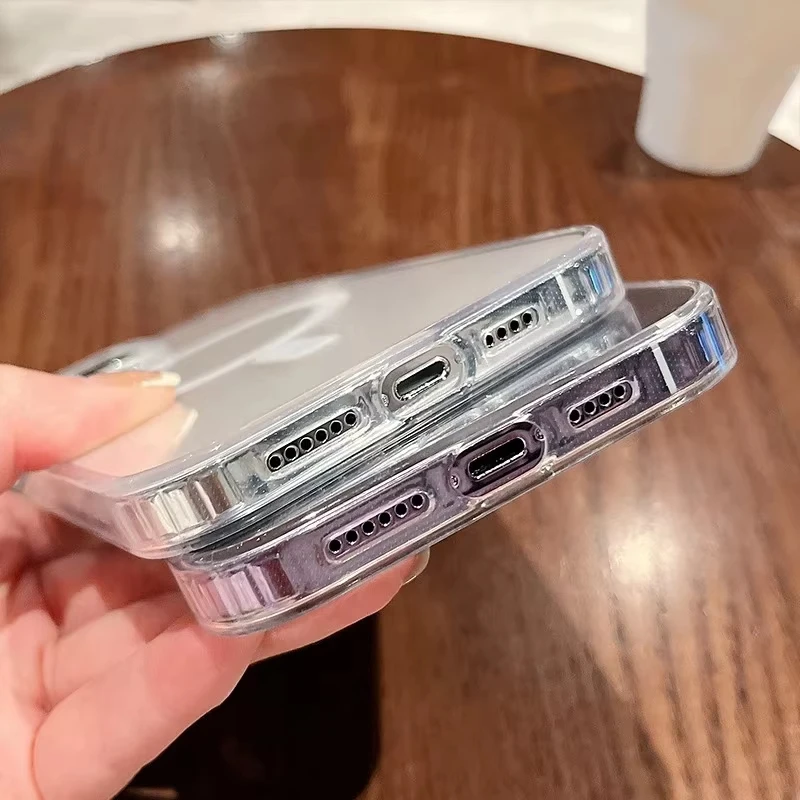 Силиконовые ремешки для Apple Watch Band 44 мм 45 40 46 42 браслет + прозрачный магнитный чехол