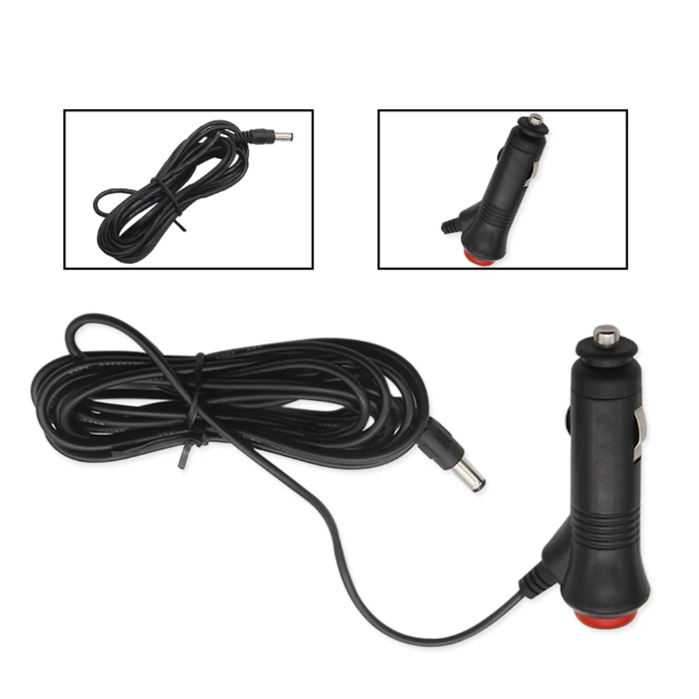 

Brand New Power Cord Car Igniter Power Adapter 1pc Black L Input 12V/24V