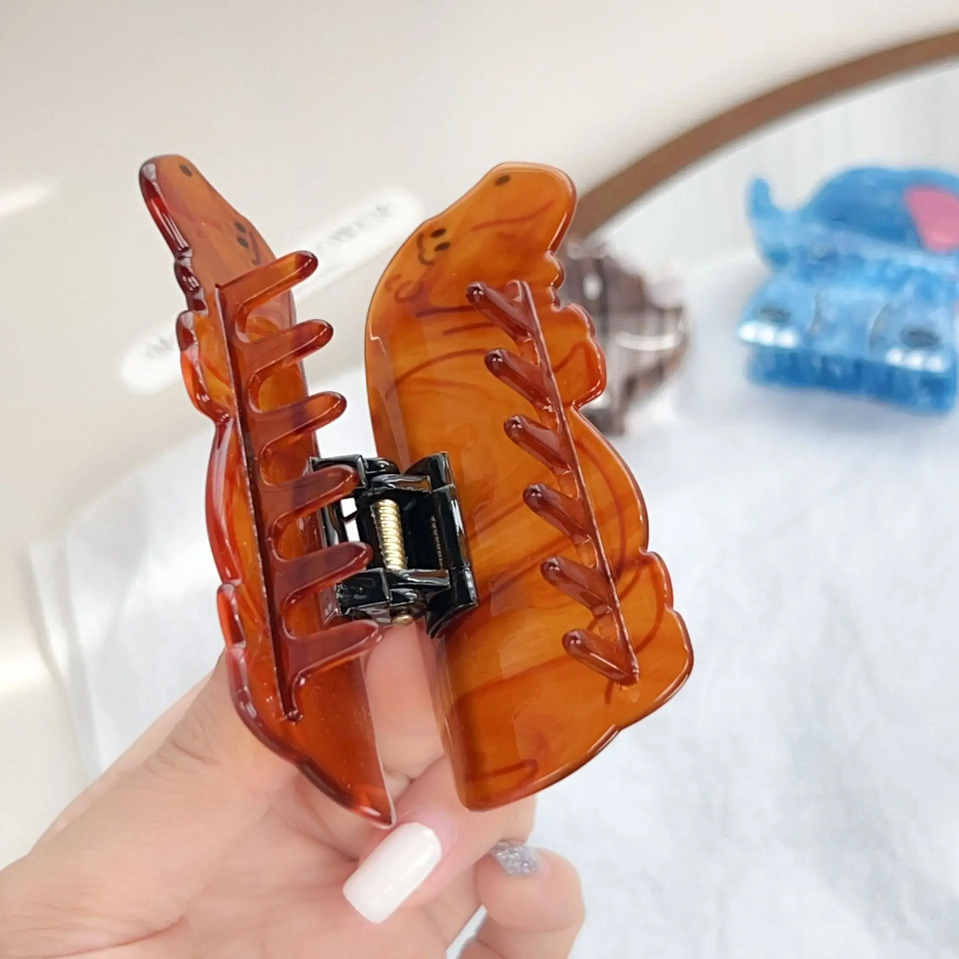 Регулируемые Заколки Для Волос 2024 Мультяшный Стиль Жирафа Лесная Форма