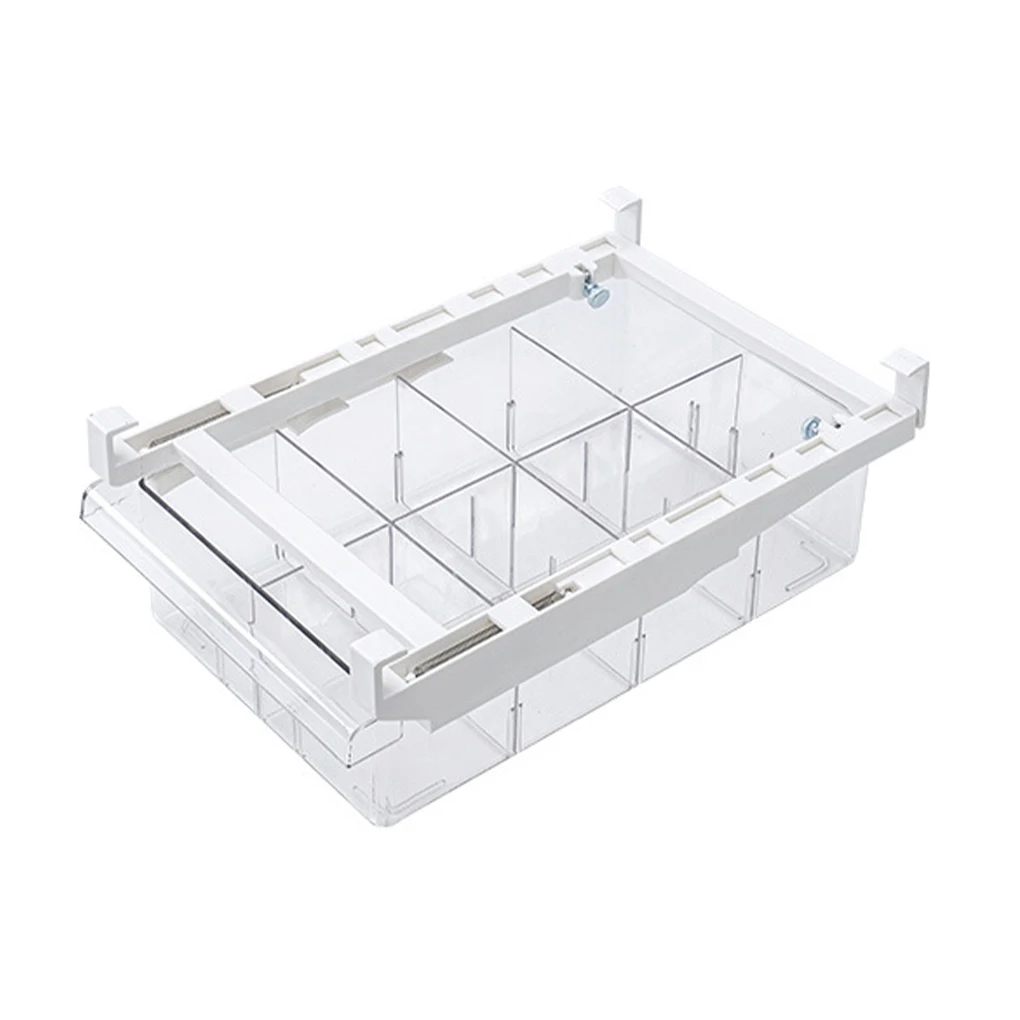 

Refrigerator Pull-out Storage Box Egg Holder Plastic Refrigerator Storage Container Kitchen Drawer Fruit Box Organizer