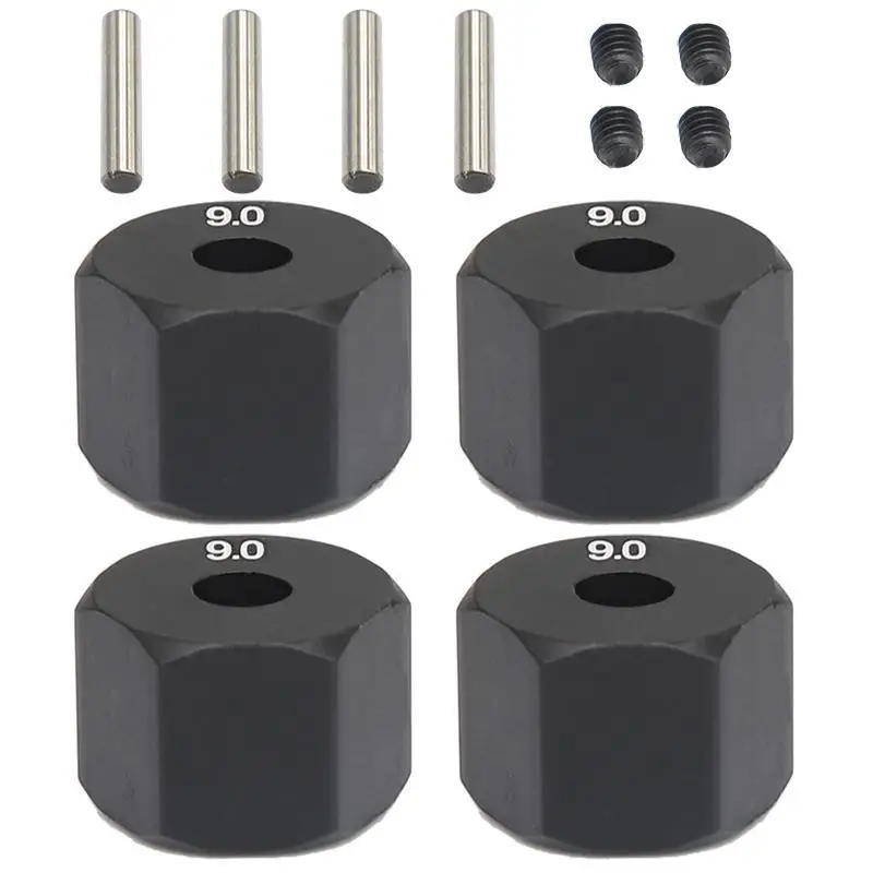 

4Pcs 12MM Wheel Hex Hub for 1/10 RC Crawler Axial SCX10 Traxxax Trx4 Tamiya MST RC Car Part