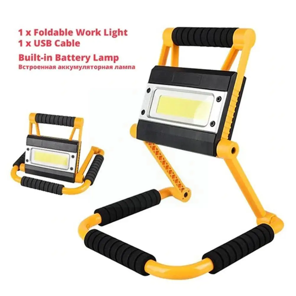 

20W COB 1500LM Led Folding Work Light USB Rechargeable Outdoor Lamp Portable Camping L6O8