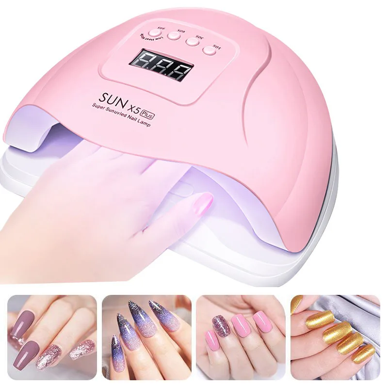 LED Nail Lamp For Nails Uv Nail Drying Light For Gel Nail Manicure Polish Cabin Lamps Dryer Machine Nails Equipment Professional